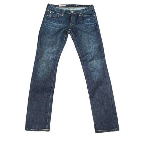 AG Adriano Goldschmied the stilt cigarette blue jean cotton blend size 26 - Picture 2 of 10